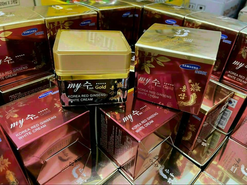 Kem Dưỡng Trắng Da Hồng Sâm My Gold - Samsung - 50 Ml Hàn Quốc - Home Shop  - Mỹ Phẩm Cao Cấp Nhập Khẩu